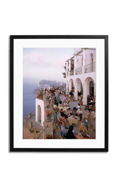 Sonic Editions Exclusive Capri Cafe Framed Photography Print
