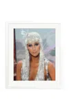 Sonic Editions - Cher; La 1979 Framed Print - Multi In White