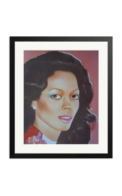 Sonic Editions - Diana Ross; October 1981 Framed Print - Multi