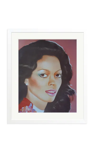 Sonic Editions - Diana Ross; October 1981 Framed Print - Multi
