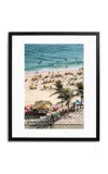 Sonic Editions Exclusive Ipanema Beach Affair Framed Photography Print In Black