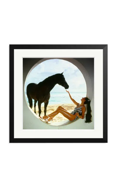 Sonic Editions - The Black Stallion Framed Print - Multi