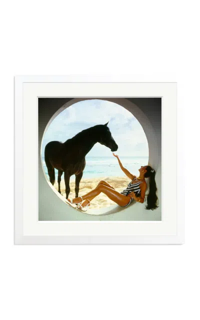 Sonic Editions - The Black Stallion Framed Print - Multi
