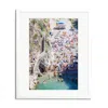 Sonic Editions Fiordo Di Furore Framed Print In Handmade Wooden Frame