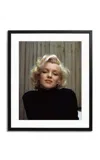 Sonic Editions Marilyn At Home 1953 Framed Photography Print In Black