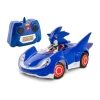 Sonic Sega All-stars Racing Rc 2-pc.  The Hedgehog Car In Transparent