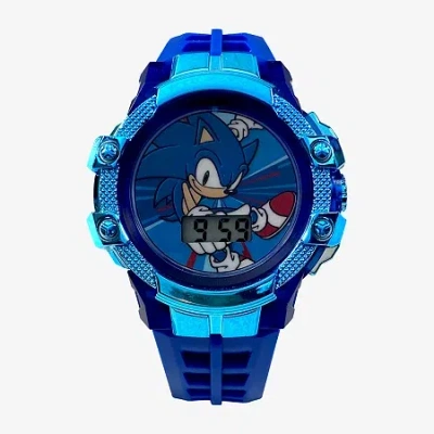 Sonic The Hedgehog Boys Blue Strap Watch Snc4415mjc