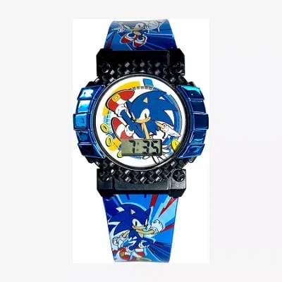 Sonic Kids' The Hedgehog Boys Digital Multicolor Watch Boxed Set Snc4481mjc In Blue
