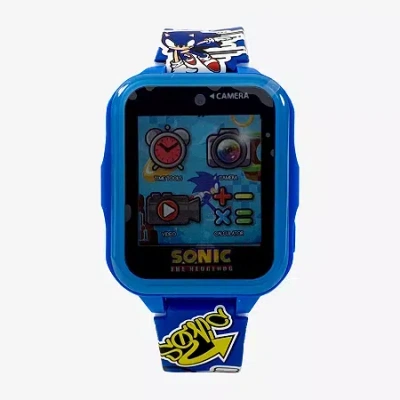 Sonic Kids' The Hedgehog Boys Multicolor Smart Watch Snc4492mjc In Blue