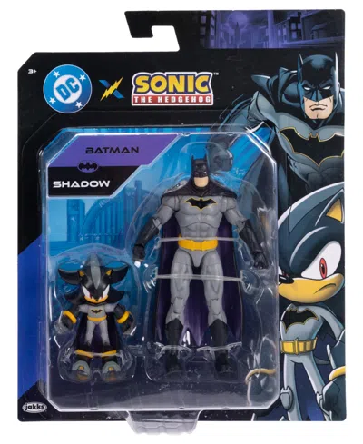 Sonic The Hedgehog Shadow And Batman Action Figures In Metallic