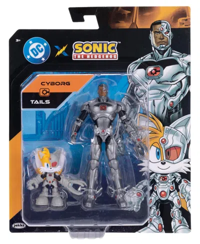 Sonic The Hedgehog Tails And Cyborg Action Figures In Metallic