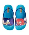 Sonic The Hedgehog Toddler Boys Dual Sizes Slides In Blue