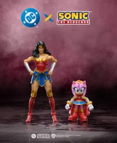 Sonic The Hedgehog X Dc Comics Multipack Figures In Metallic