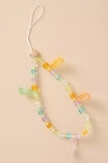Sonix Beaded Phone Charm In Yellow