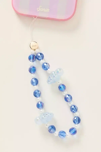 Sonix Icon Beaded Phone Chain In Blue