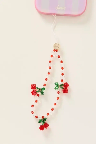 Sonix Icon Beaded Phone Chain In Pink