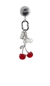 Sonix Phone Charm With Adhesive Hook In Red