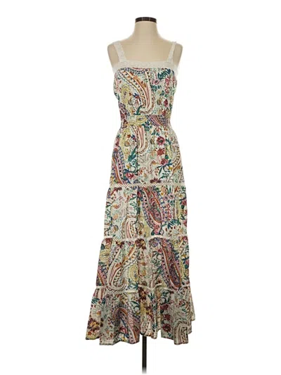 Pre-owned Sonmer Casual Dress In Tan