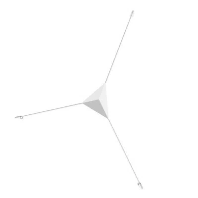 Sonneman Abstract™ 1 - Light Led Dimmable Flush Mount In Satin White