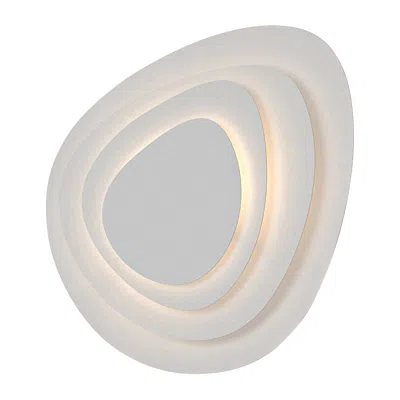 Sonneman Abstract Panels 18"h Textured White Led Wall Sconce