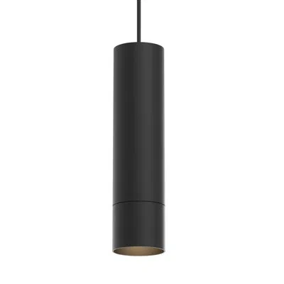 Sonneman Alc 1 - Light Single Cylinder Led Pendant In Black