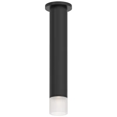 Sonneman Alc 3" Tall Led Surface Mount With Etched Glass - Satin Black