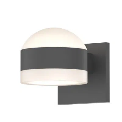 Sonneman Algarin 2-light Led Outdoor Armed Sconce In Gray