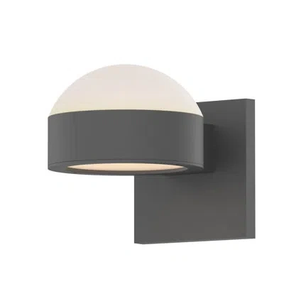 Sonneman Algarin 2-light Outdoor Armed Sconce In Gray