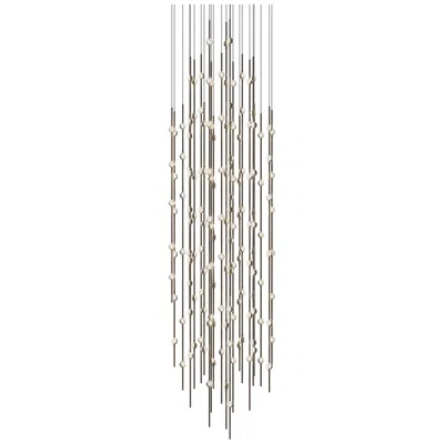 Sonneman Andromeda 25"w 156.l Espresso Black Led Chandelier-clear 2200/120" Cable