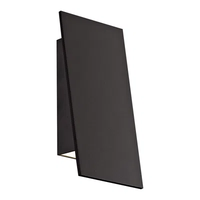 Sonneman Angled Plane 7 3/4"h Bronze Narrow Led Outdoor Wall Light
