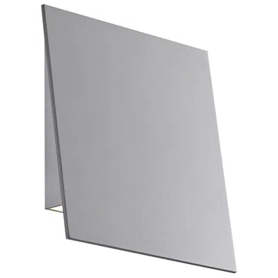 Sonneman Angled Plane 7 3/4"h Textured Gray Led Outdoor Wall Light