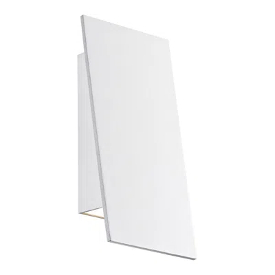 Sonneman Angled Plane 7 3/4"h White Narrow Led Outdoor Wall Light