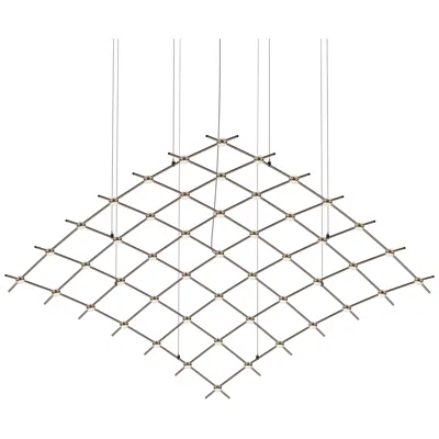 Sonneman Aquarius Major 177"w 49.l Espresso Black Led Chandelier-clear 2200/120"c