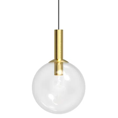 Sonneman Bubbles 12" Wide Satin Brass Mini Pendant