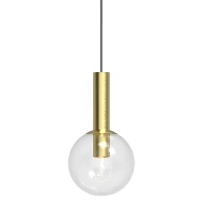 Sonneman Bubbles 8" Wide Satin Brass Mini Pendant