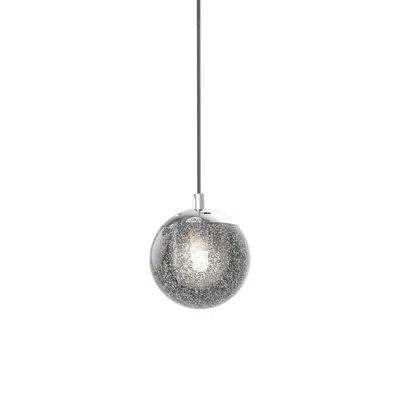 Sonneman Champagne Bubbles 1-light Single Globe Pendant In Polished Chrome