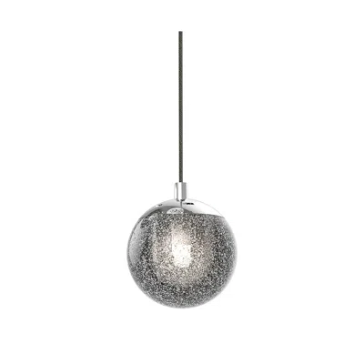 Sonneman Champagne Bubbles 4" Wide Polished Chrome Led Mini Pendant