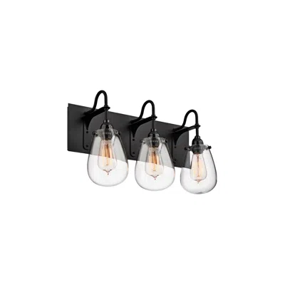 Sonneman Chelsea 19 1/4" Wide Satin Black Bath Light