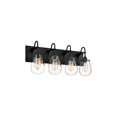 Sonneman Chelsea 26 1/4" Wide Satin Black Bath Light