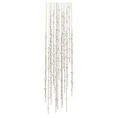 Sonneman Constellation - Andromeda 25" Round Led Pendant - Nickel - White Acryl