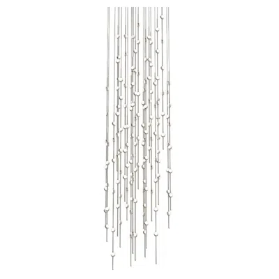 Sonneman Constellation Andromeda 25" Round Led Pendant - Satin Nickel - White L
