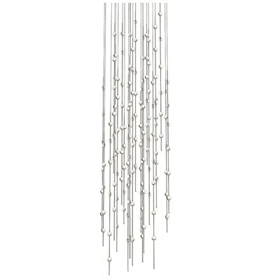Sonneman Constellation Andromeda 25"w Nickel 2700k Clear Lens Round Led Pendant
