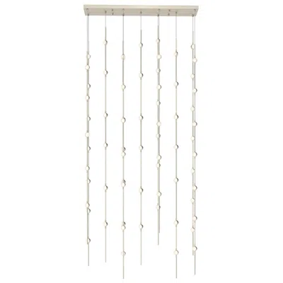 Sonneman Constellation - Andromeda 36" Led Pendant - Nickel - White Acrylic