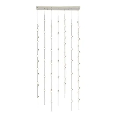 Sonneman Constellation Andromeda 36" Rectangle Led Pendant - Nickel - White Len