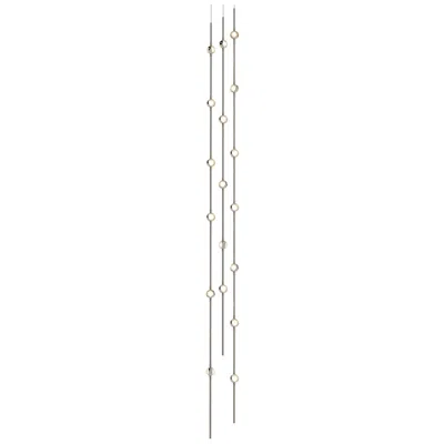 Sonneman Constellation - Andromeda 6" Led Tall Pendant - Nickel - Clear Acrylic