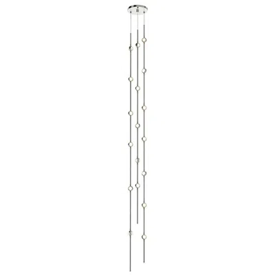 Sonneman Constellation Andromeda 6"w Tall Nickel 2700k Clear Lens Round Led Pen