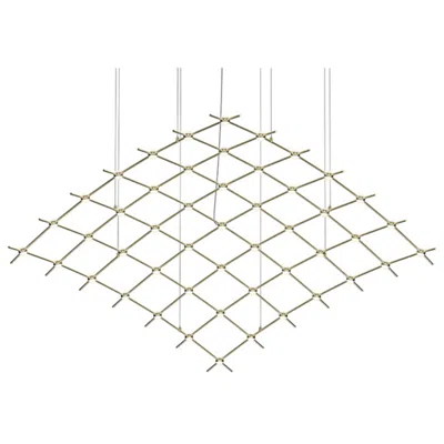 Sonneman Constellation Aquarius Major Chandelier - Brass - White Optical Lens
