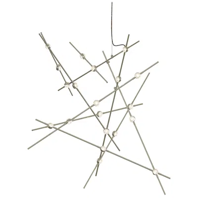 Sonneman Constellation Aquila Major Pendant - Satin Nickel - Clear Lens