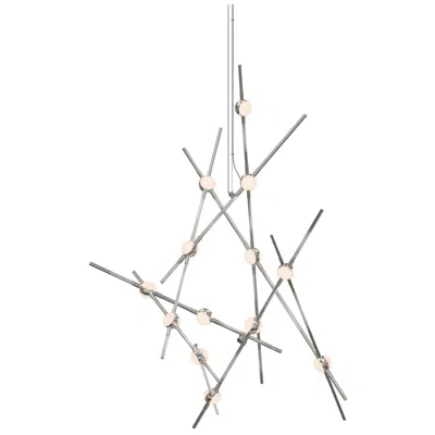 Sonneman Constellation Aquila Minor Pendant - Satin Nickel - White Lens