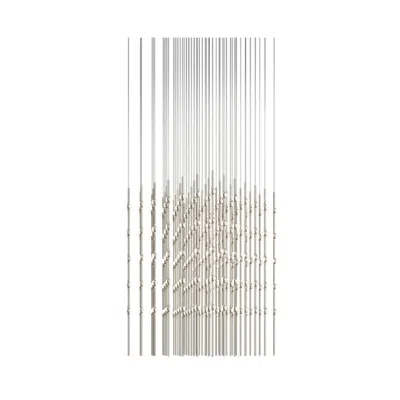 Sonneman Constellation Cosmic Cube 30" Led Pendant - Satin Nickel - White Lens